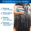 imageNizoral Hair Shampoo Brush with Soft Silicone Scalp Massager Brush Head for All Hair Types Deep Cleanses Scalp and Removes Dead Flaky Skin and Residue1 Count