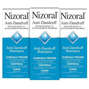 imageNizoral AntiDandruff Shampoo with 1 Ketoconazole Fresh Scent 21 Fl Oz Pack of 37 Fl Oz Pack of 3