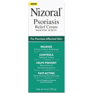 imageNizoral Psoriasis Relief Cream Relieves Itching Irritation ampamp Redness and Controls Flaking and Scaling with Maximum Strength Medicine Salicylic Acid 3 4 Fl Oz Pack of 24 Fl Oz Pack of 1